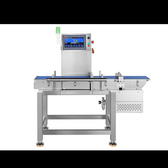 Checkweigher with Downward Air Blow Rejection