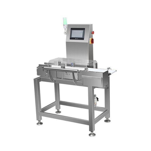 Checkweigher with Downward Air Blow Rejection