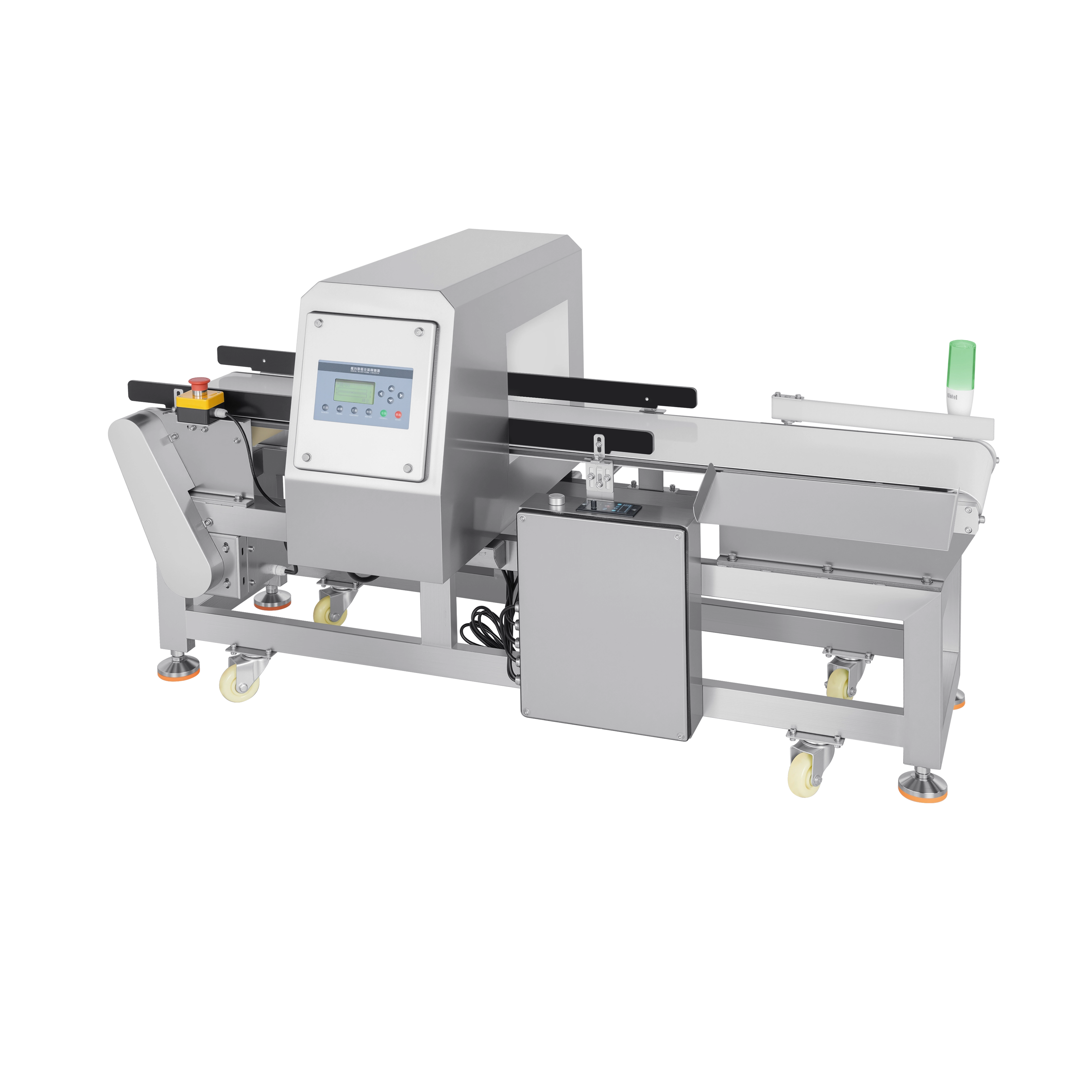 Metal Detector with Push Lever Rejection for Small Packaging 