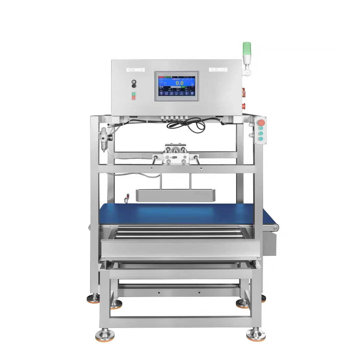Space-Efficient Single-Section Checkweigher