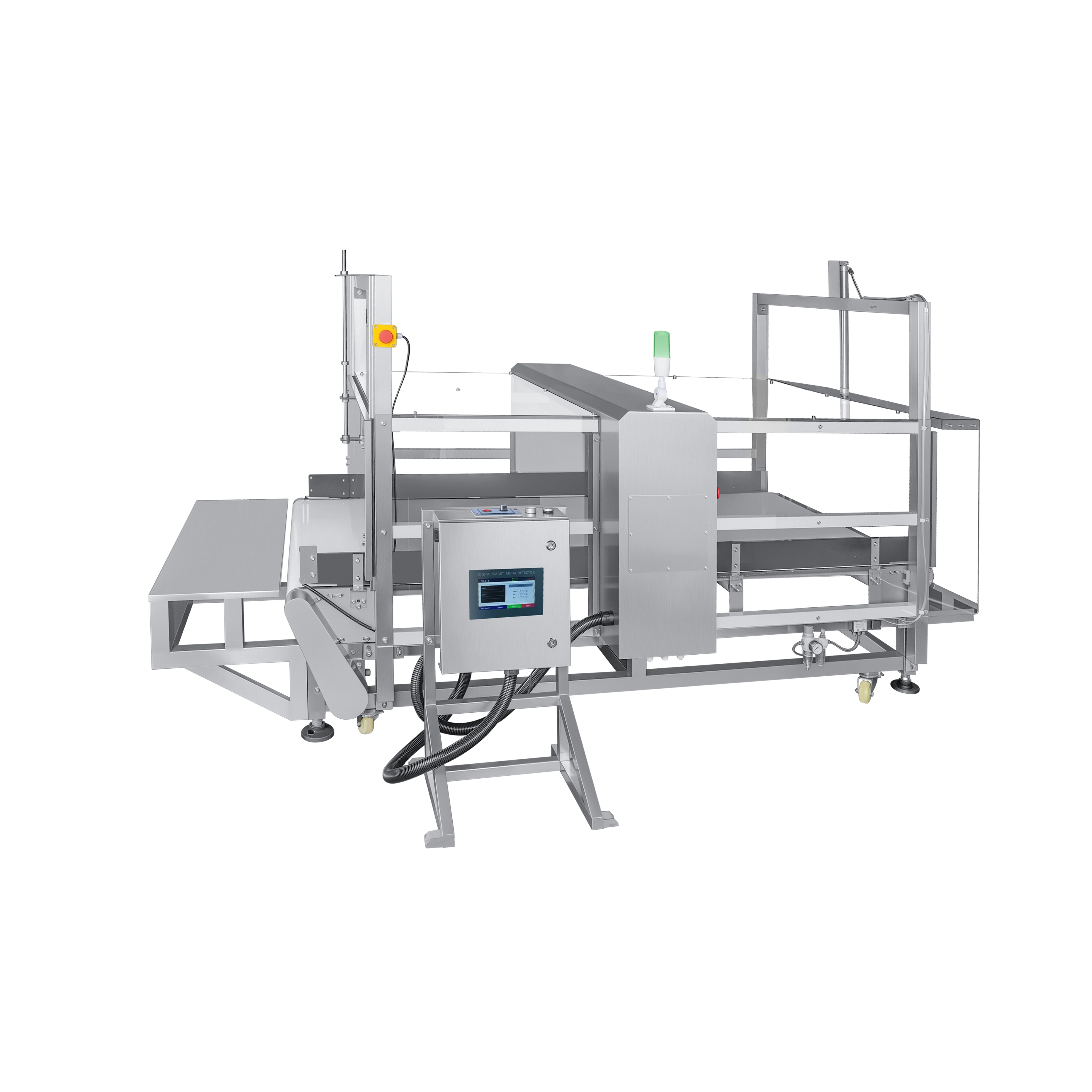 Metal Detector with Four-Transparent Covers for Electronic Products