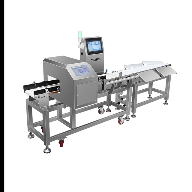 Combined Metal Detector and Checkweigher for Food Packaging