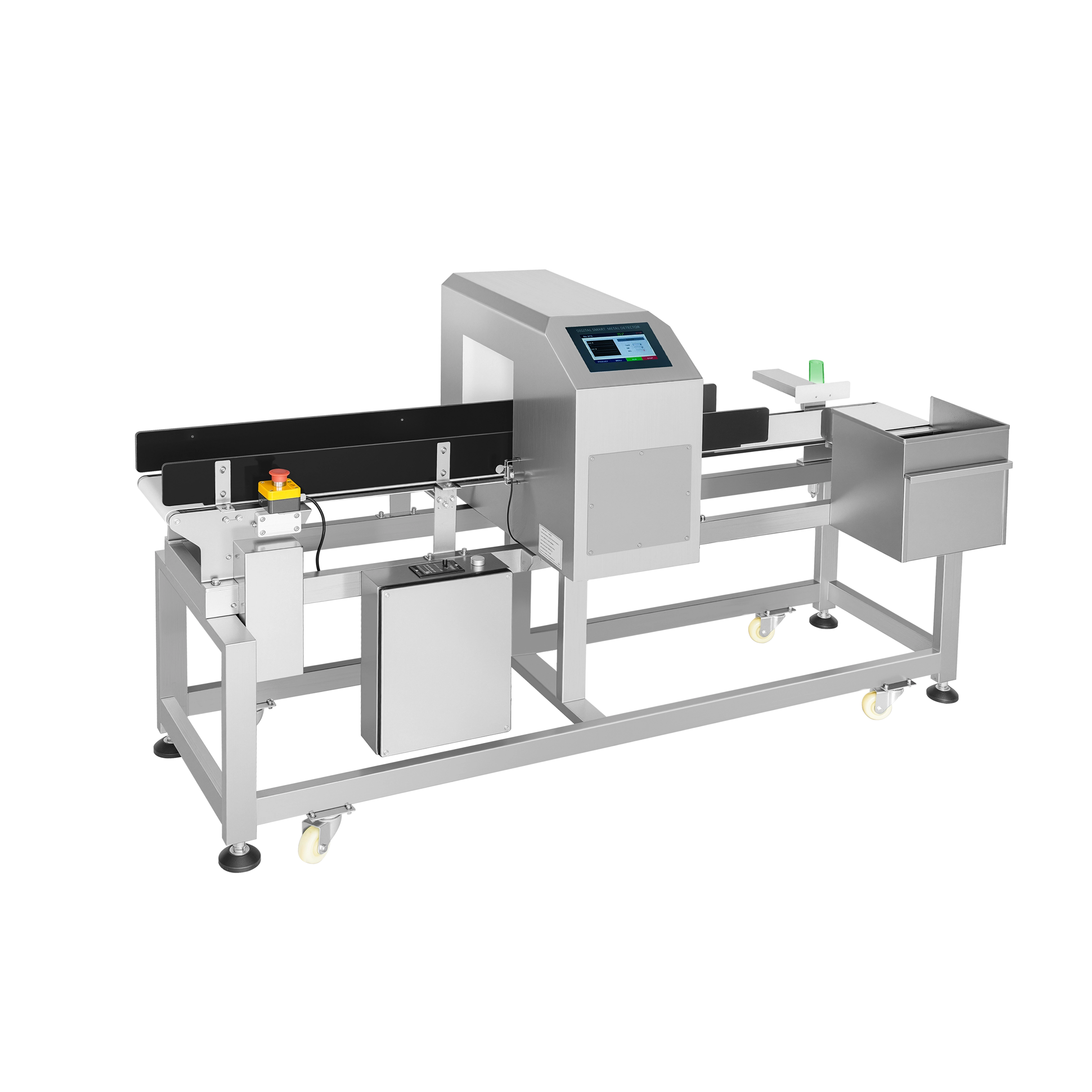 Metal Detector with Pusher Rejection for Medium Sized Products