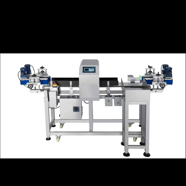 Meatl Detector with Clamping Mechanism for Bottles