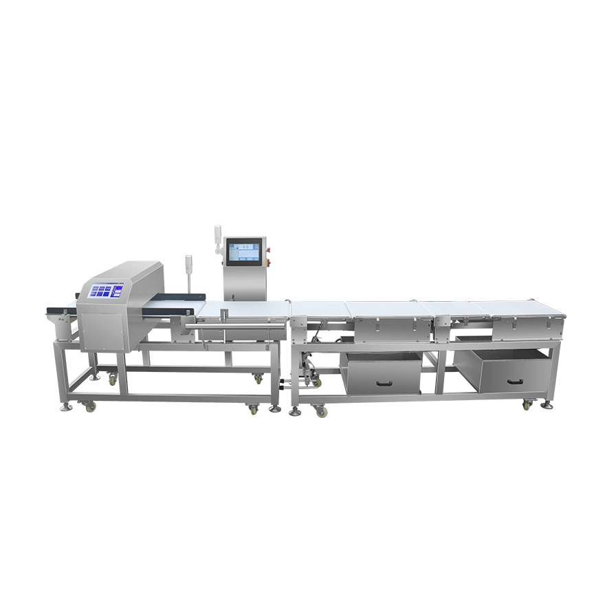 Combined Metal Detector and Checkweigher for Food Packaging
