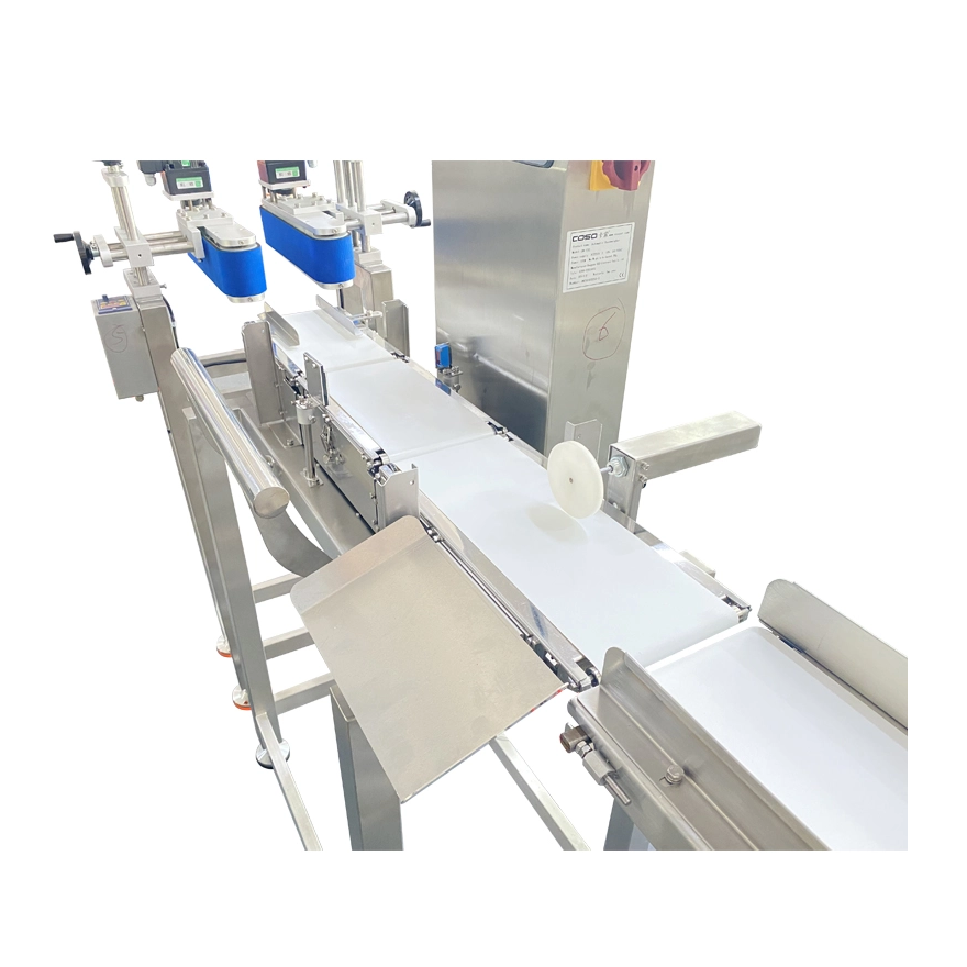 Checkweigher for Bottles with Clamping Mechanism 