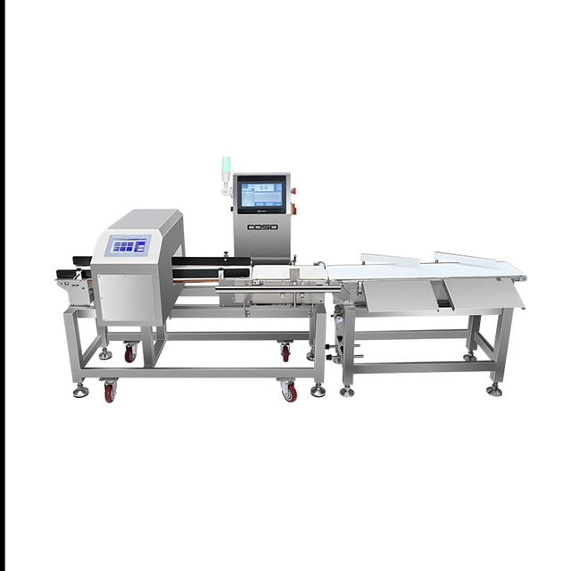 Combined Metal Detector and Checkweigher for Food Packaging