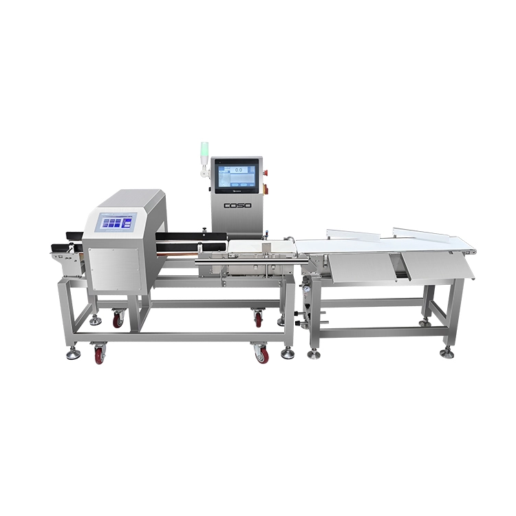 Combined Metal Detector and Checkweigher for Food Packaging