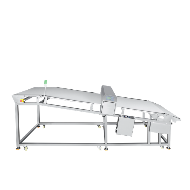 Inclined Metal Detector for Bakeed Goods 