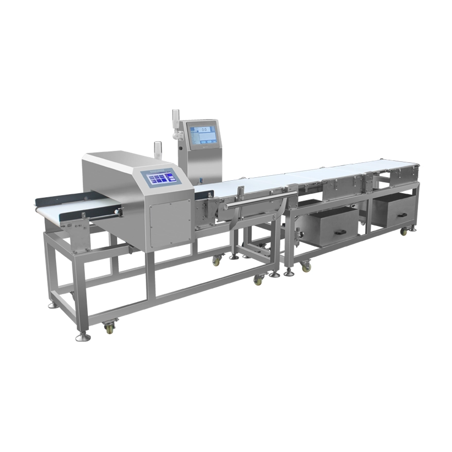 Combined Metal Detector and Checkweigher for Food Packaging