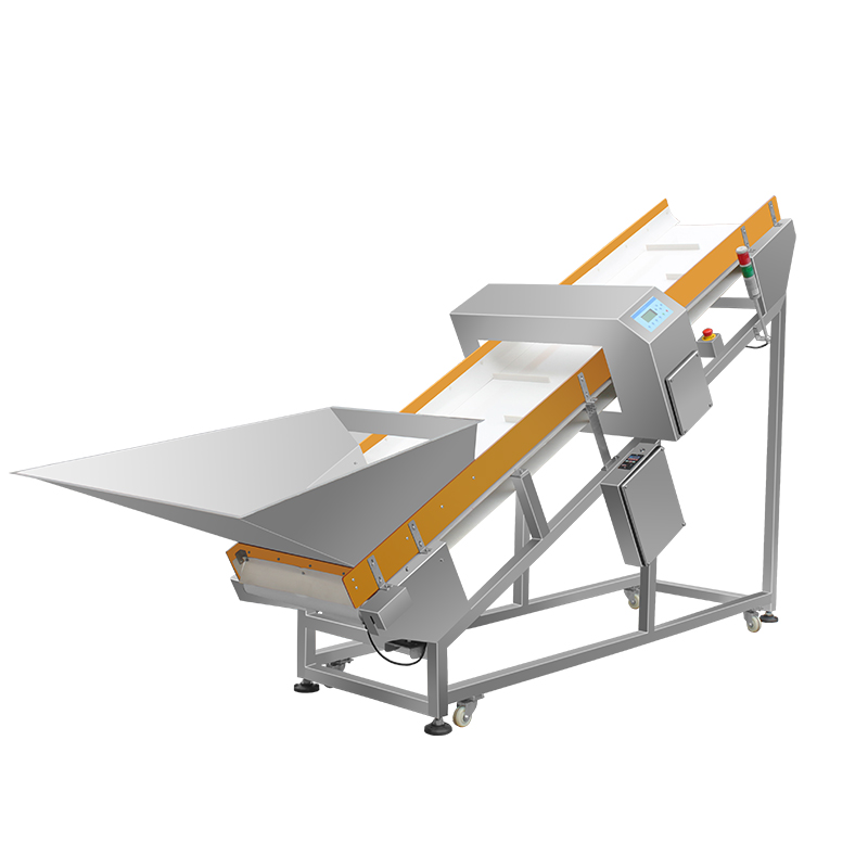 Inclined Metal Detector for Laundry Applications