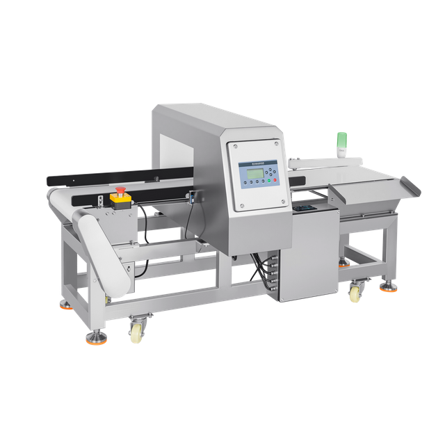 Metal Detector with Push Lever Rejection for Small Packaging 