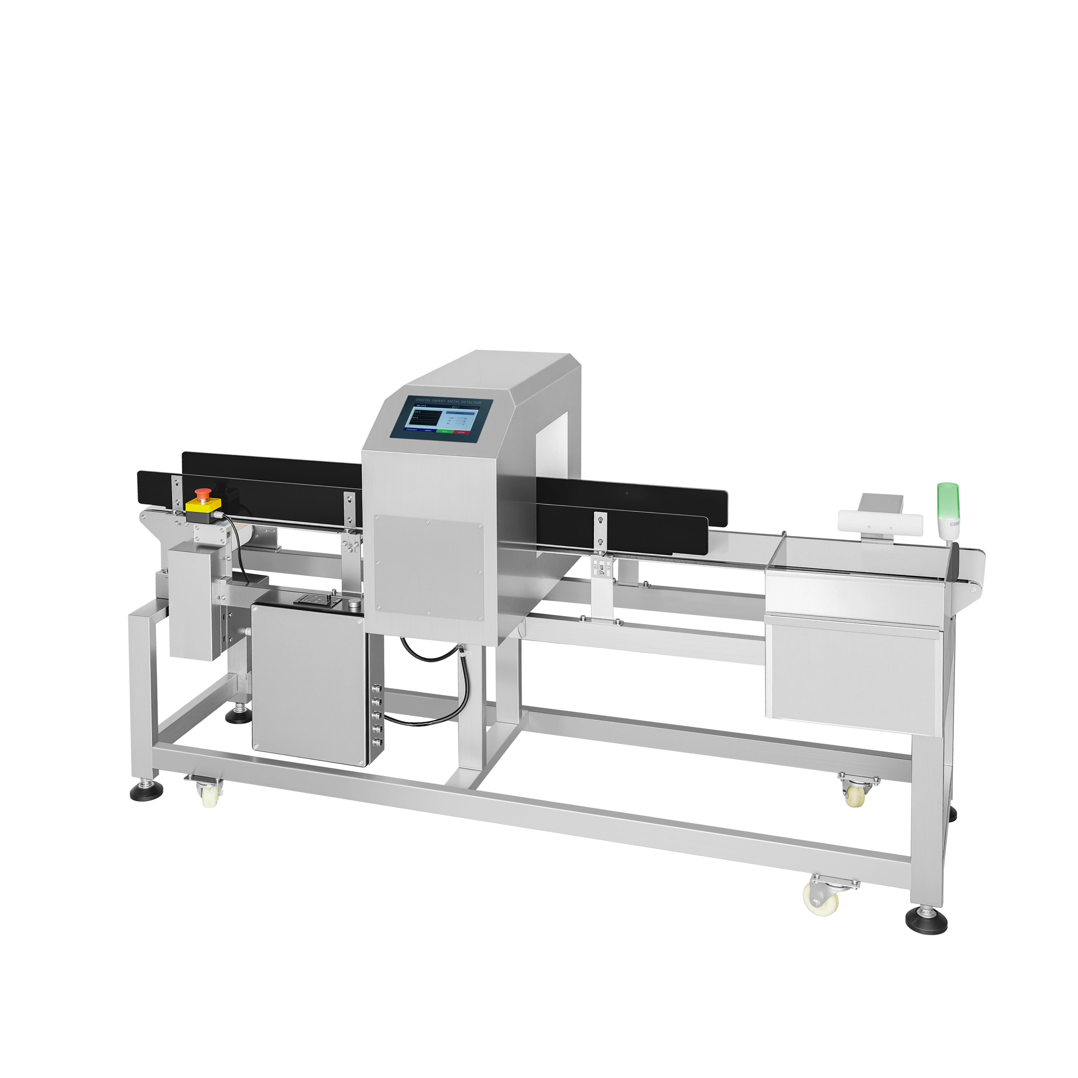 Metal Detector with Pusher Rejection for Medium Sized Products