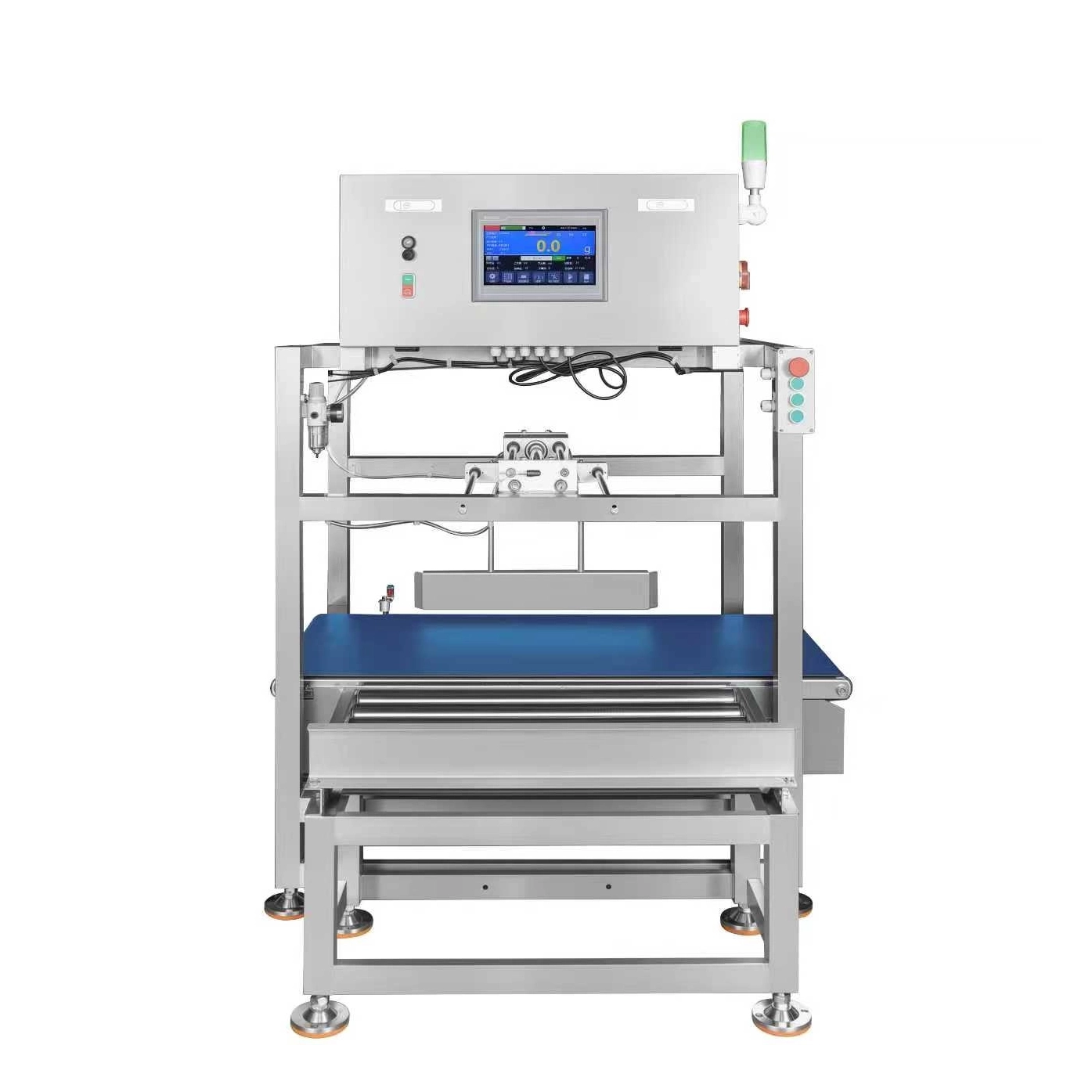 Space-Efficient Single-Section Checkweigher
