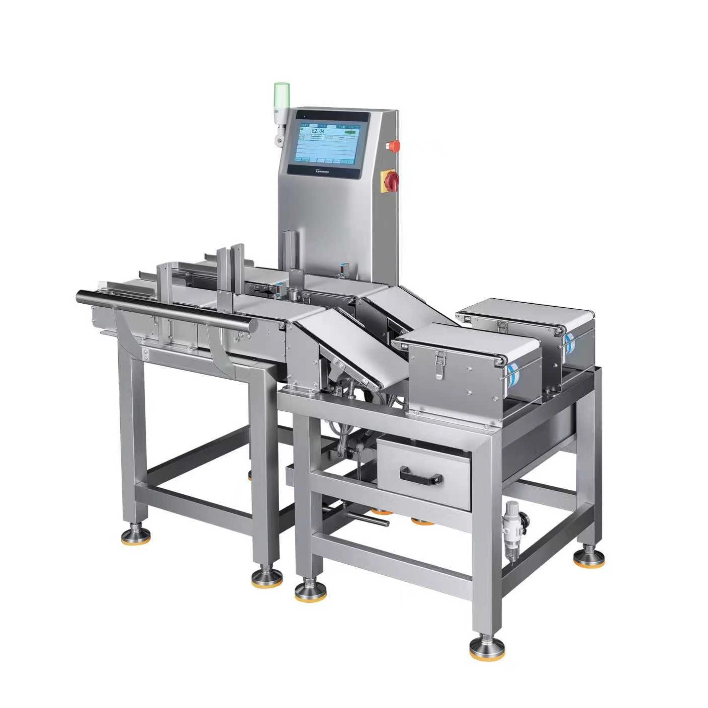 Dual-Lane Checkweigher for Boxed and Bagged Products