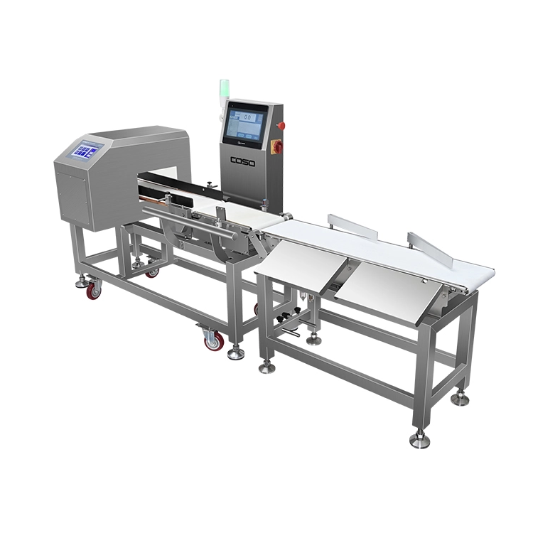 Combined Metal Detector and Checkweigher for Food Packaging