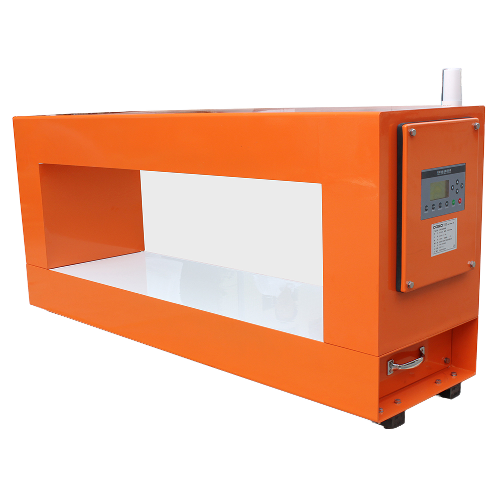 Split structure design of the mining metal detector for easy on-site installation