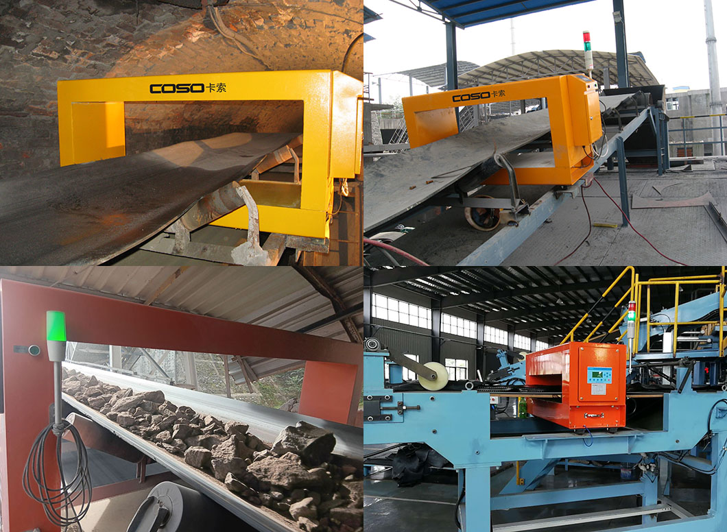 Ruggedized metal detector operating in a highly dusty quarry environment