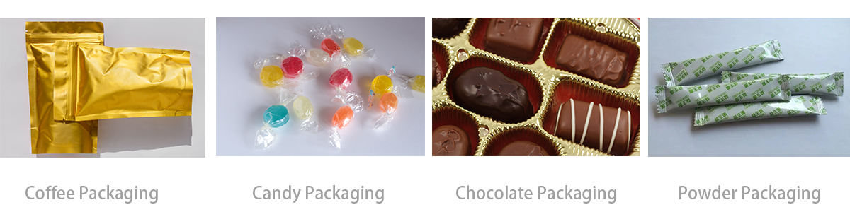 Various food products safely scanned by the magnetic induction metal detector